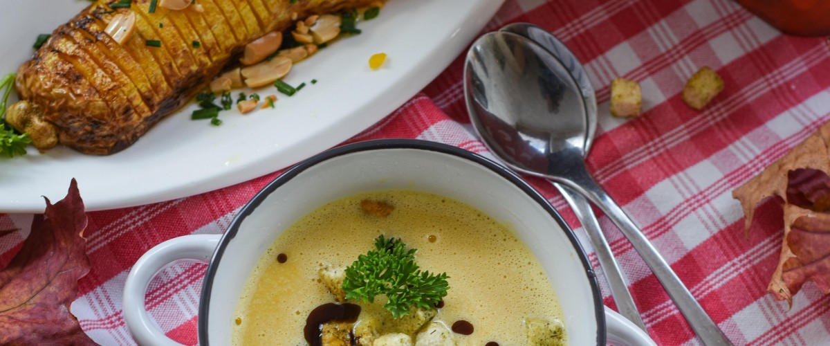 LES RECETTES DE FRANCIS: Soupe de Châtaignes – Poulet – Dés de Tomates (4 personnes)