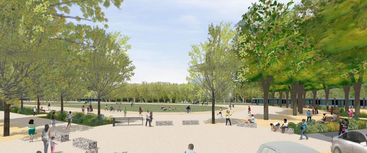 GRENOBLE : le chantier de requalification de l’Esplanade marque une pause avant la Foire des Rameaux