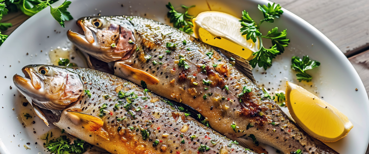 LES RECETTES DE FRANCIS : Truite Façon Grenobloise (4 personnes)