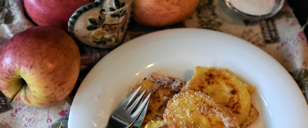 LES RECETTES DE FRANCIS : Beignets aux Pommes – Coulis de Cidre (4 personnes)