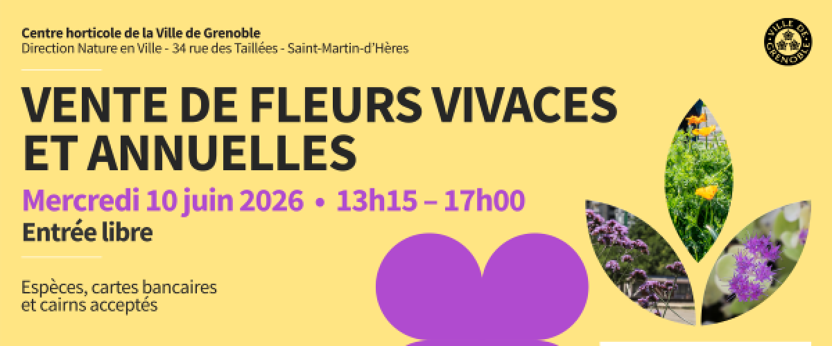 GRENOBLE : Le Centre horticole ouvre ses portes pour une vente de plantes