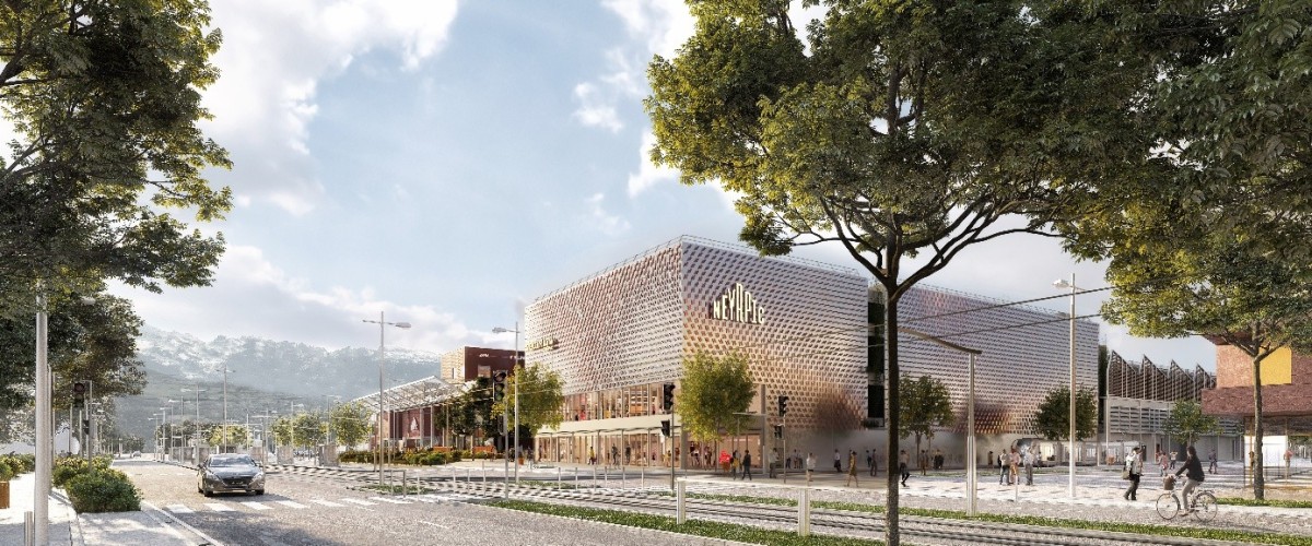 SAINT-MARTIN-D'HÈRES : Le futur cinéma de Neyrpic dévoile sa façade
