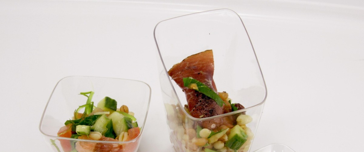 LES RECETTES DE FRANCIS : Verrine de Crevettes & Œufs (6 personnes)