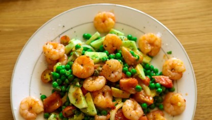 LES RECETTES DE FRANCIS: Crevettes au Chou Vert (4 personnes)