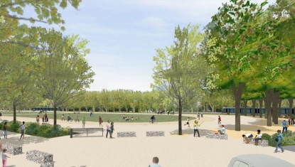 GRENOBLE : le chantier de requalification de l’Esplanade marque une pause avant la Foire des Rameaux