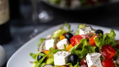 LES RECETTES DE FRANCIS : Salade Grecque (4 personnes)