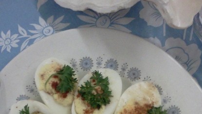 LES RECETTES DE FRANCIS : Œufs Farcis Chimay (4 personnes)