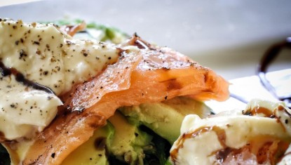 LES RECETTES DE FRANCIS: Salade de Ravioles du Royan et son Saumon fumé (4 personnes)