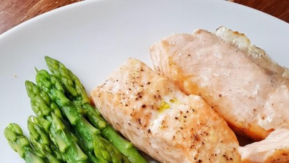 LES RECETTES DE FRANCIS :  Feuilleté aux pointes d'Asperges et Écrevisses (4 personnes)