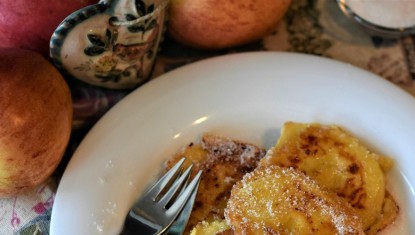 LES RECETTES DE FRANCIS : Beignets aux Pommes – Coulis de Cidre (4 personnes)