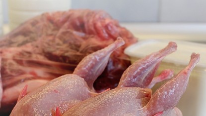 LES RECETTES DE FRANCIS : Caille Fermière en Crapaudine (4 personnes)