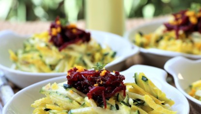 LES RECETTES DE FRANCIS: Salade de Courgettes (4 personnes)