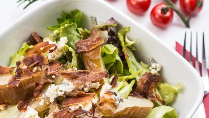 LES RECETTES DE FRANCIS : Salade César à ma façon (4 personnes)